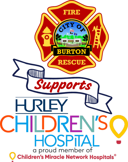 Burton Fire - Hurley Children's Hospital Fundraiser Dry Fit T-Shirt - Image 2