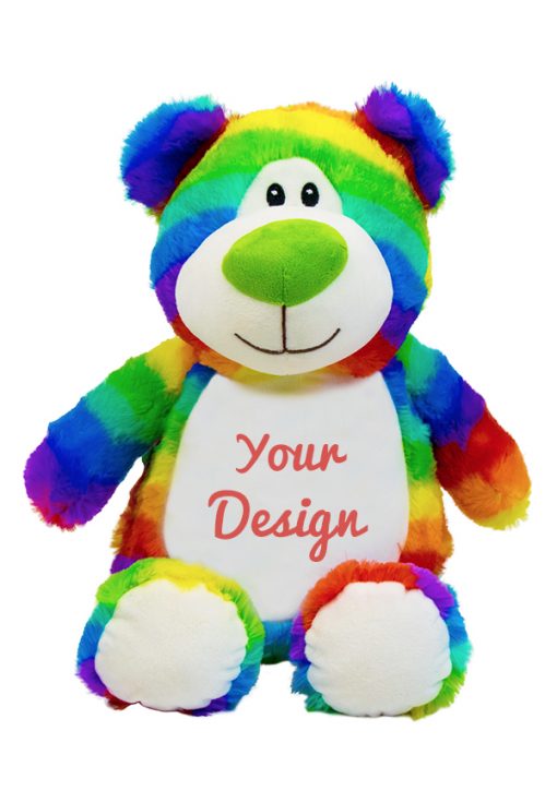 rainbow teddy bear