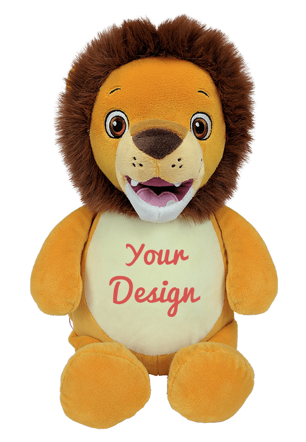 personalised lion teddy