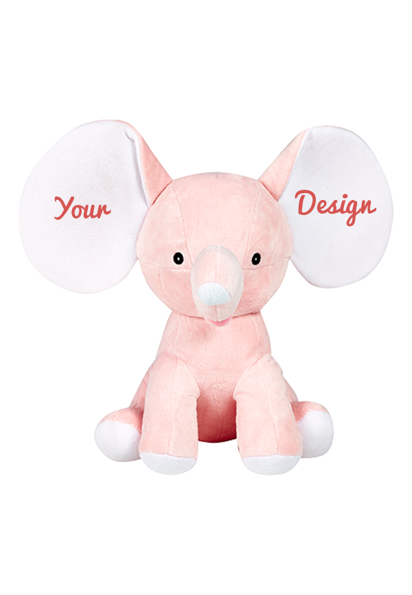 elephant personalised teddy