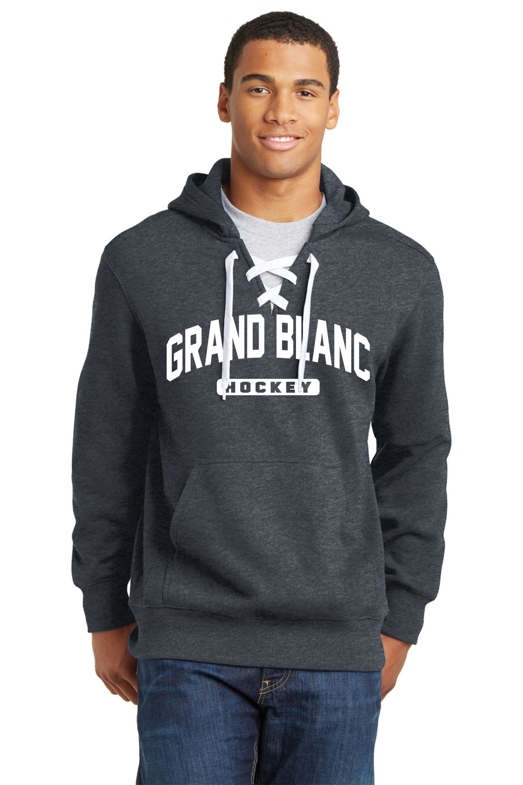 blank hockey sweatshirts with laces